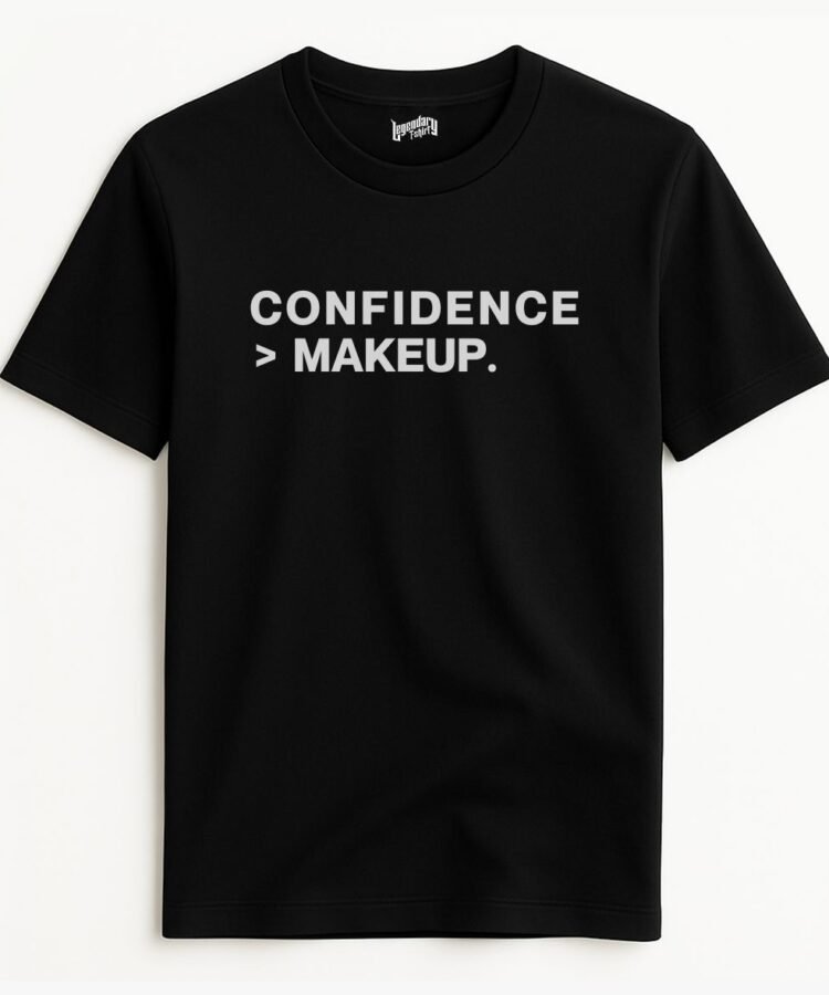 Confidence > Makeup Statement T-Shirt – Men Regular Fit