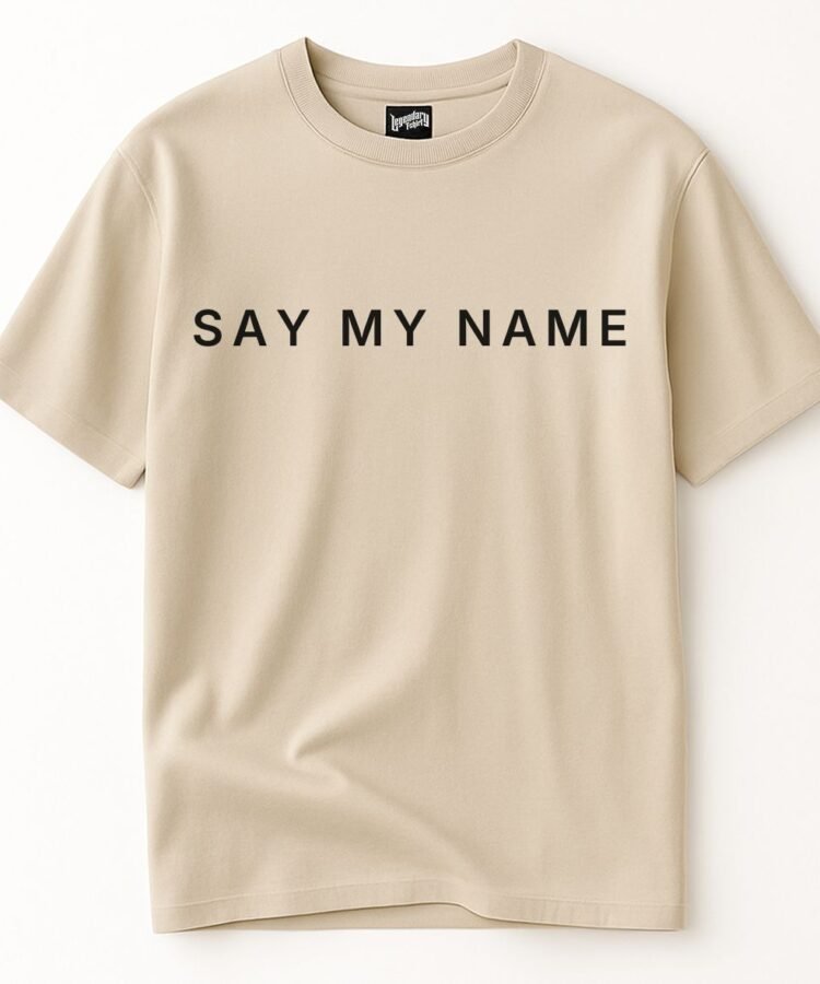 Say my name — Premium Oversize Tee