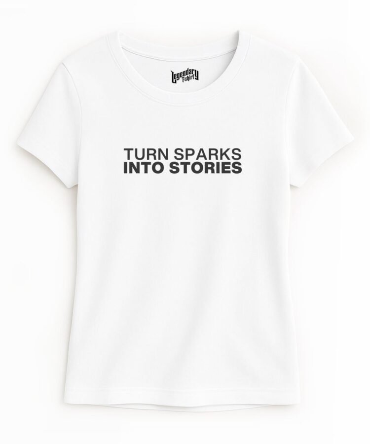 Turn Sparks Into Stories — Premium Regular Tee