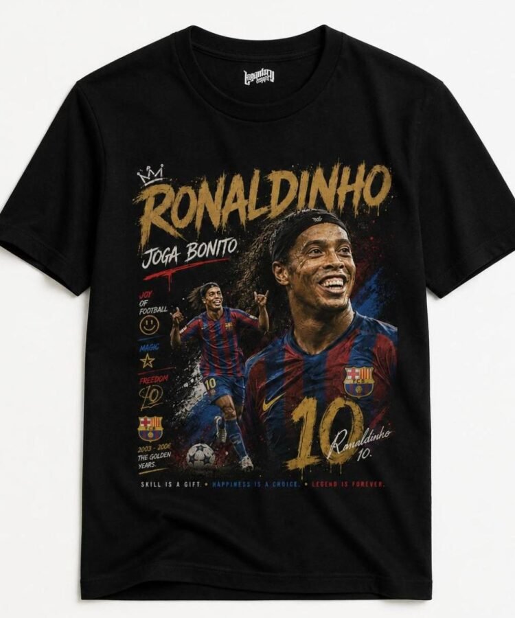 Ronaldinho Joga Bonito Football Fans T-Shirt