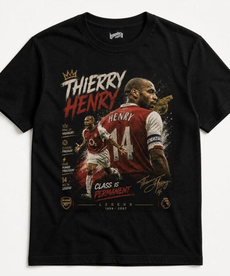 Thierry Henry Football Fans Tribute T-Shirt