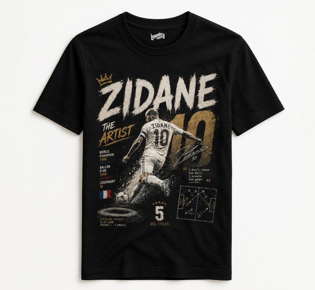 Zidane The Artist T-Shirt
