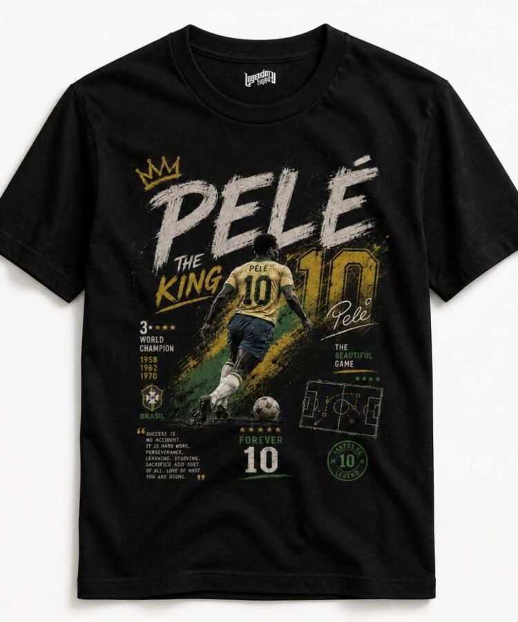 Pelé Number 10 Football Legend T-Shirt