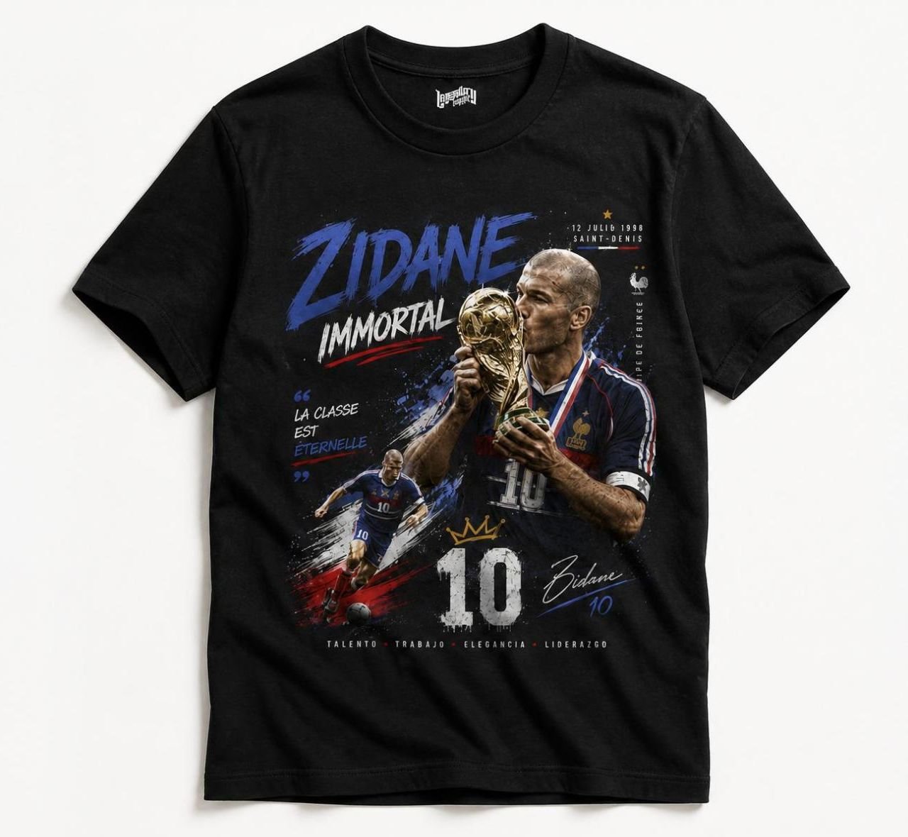 Zidane Immortal Football Fans T-Shirt