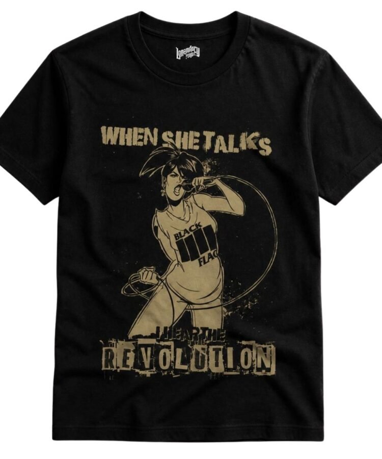 Bikini Kill Hear the Revolution Graphic T-shirt