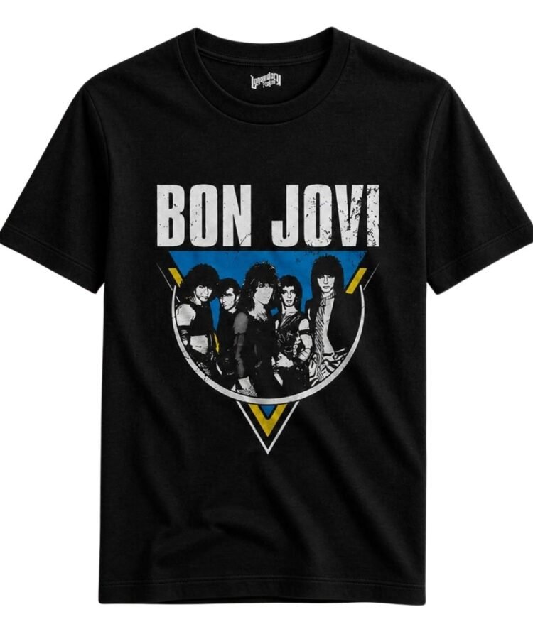 Bon Jovi Classic Band Photo T-Shirt
