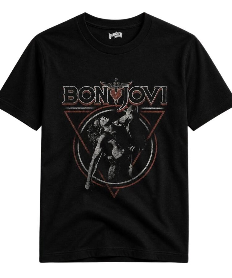 Bon Jovi Live Performance Graphic T-Shirt