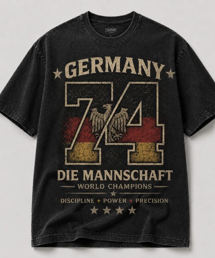 Germany 74 Die Mannschaft Football Fan T-Shirt