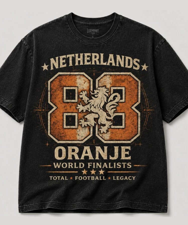 Netherlands 88 Oranje World Finalists Football Fan T-Shirt