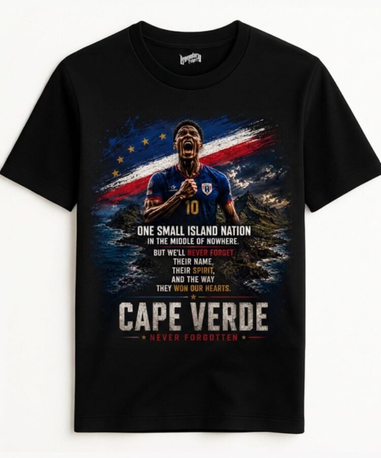 Cape Verde Football Never Forgotten T-Shirt