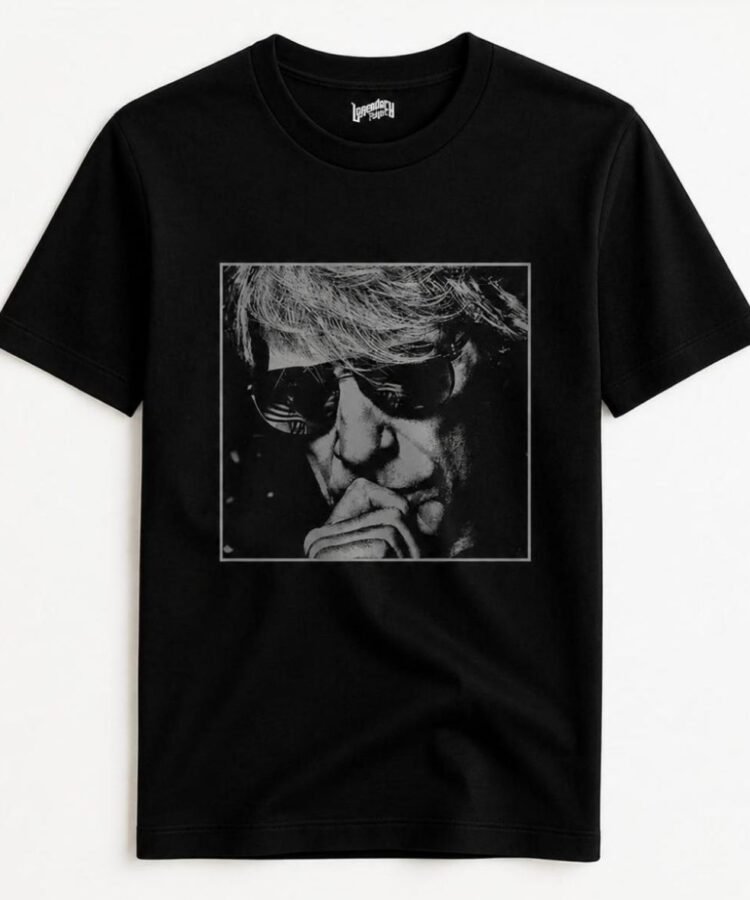 Bon Jovi Monochrome Portrait T-Shirt