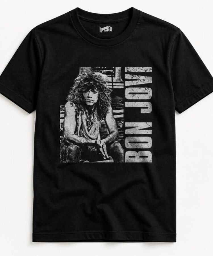 Bon Jovi Portrait Graphic T-Shirt