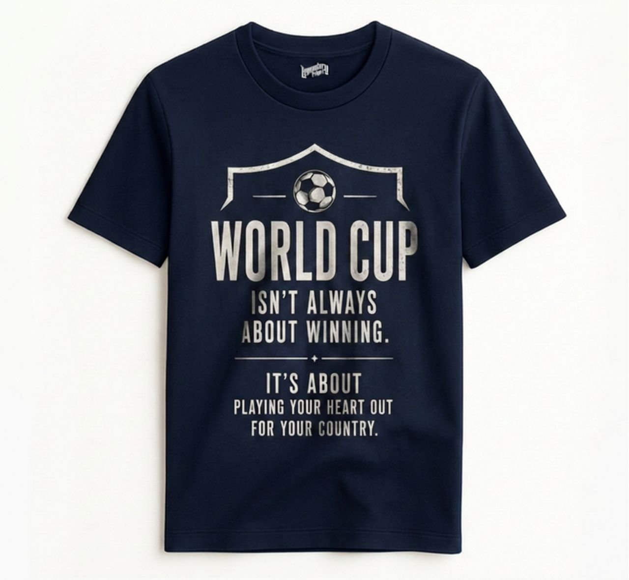 World Cup Quote T-Shirt | Football Fan Graphic Tee - Image 2