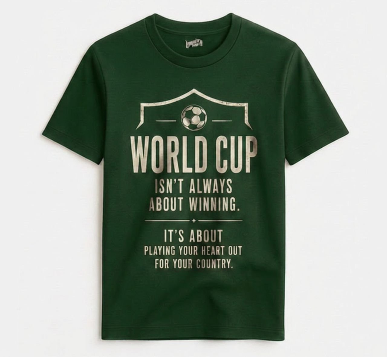 World Cup Quote T-Shirt | Football Fan Graphic Tee - Image 3