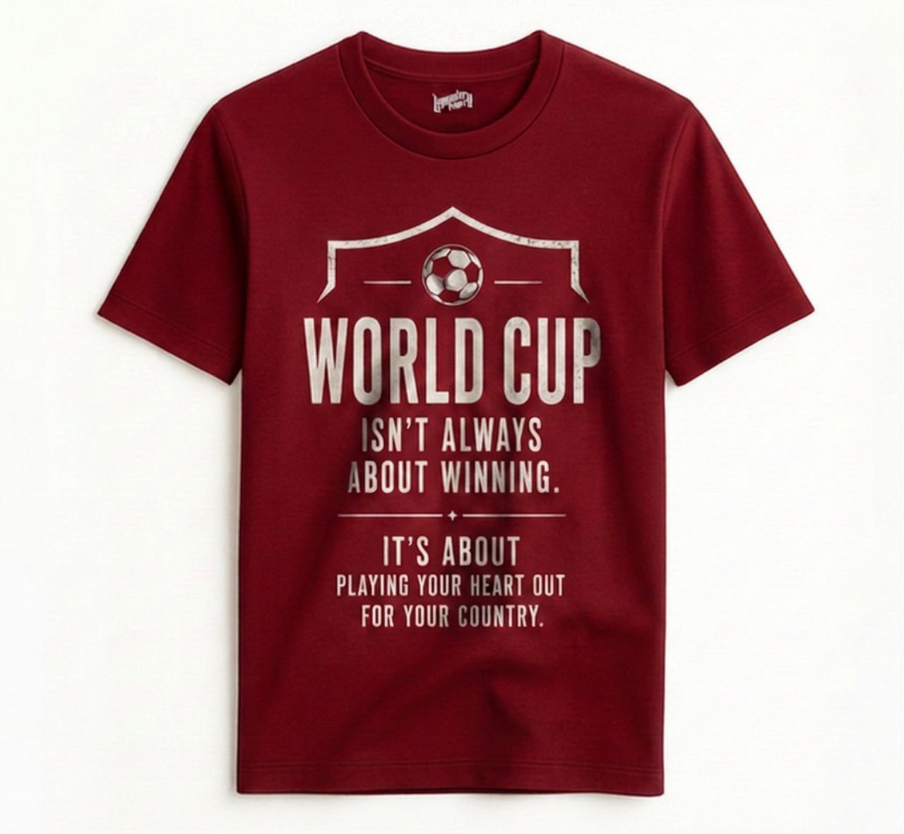 World Cup Quote T-Shirt | Football Fan Graphic Tee - Image 4