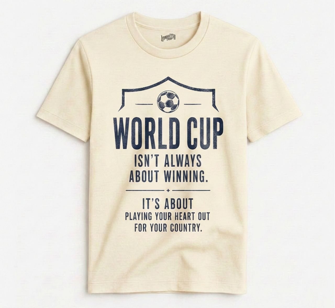 World Cup Quote T-Shirt | Football Fan Graphic Tee - Image 5