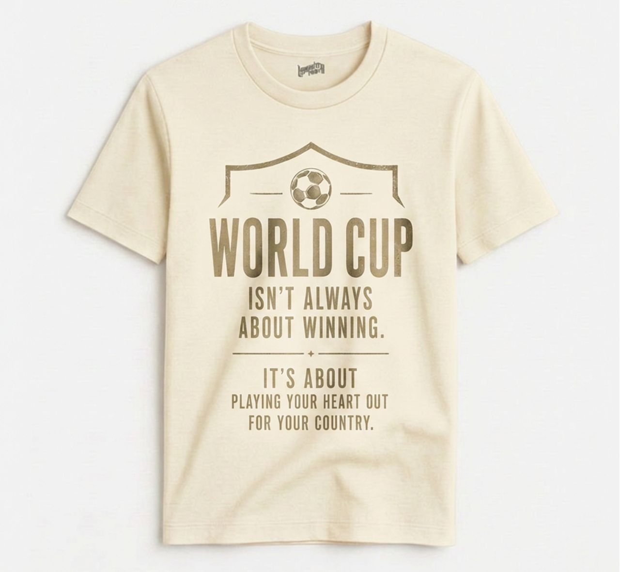 World Cup Quote T-Shirt | Football Fan Graphic Tee - Image 6
