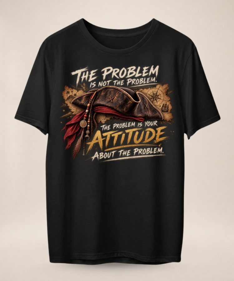 The Problem Is Your Attitude Graphic T-Shirt