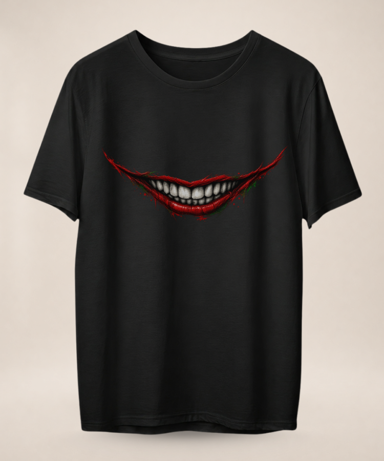 Grinning Smile Graphic T-Shirt
